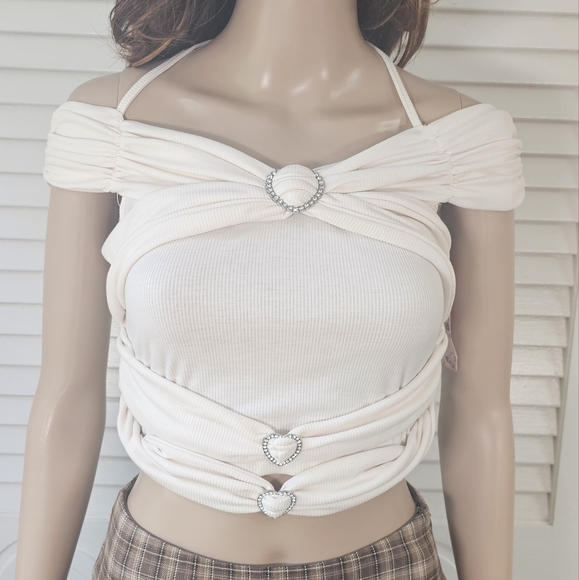 Stylish Off-Shoulder Top - Picture 6 of 11